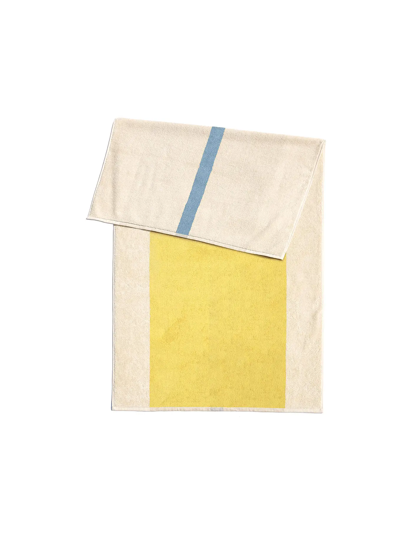 SUITE702 | Strandtuch 90x180cm MARTENS AND MARTENS Sky Blue/Yellow | 
